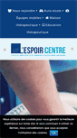 Mobile Screenshot of centre-espoir.com